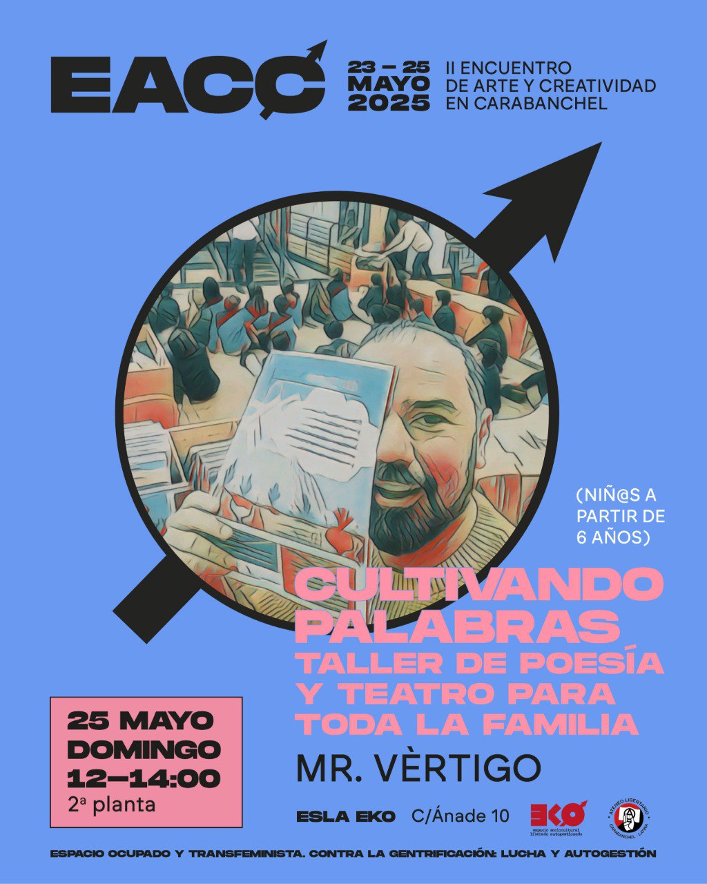Cultivando palabras en el II Encuentro de arte y creatividad de Carabanchel