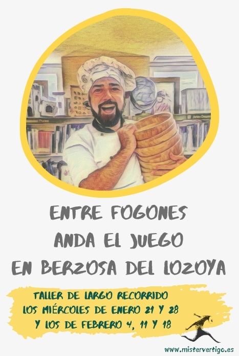Entre fogones anda el juego. Un taller creativo de cocina y teatro donde crearemos nuestro propio restaurante.