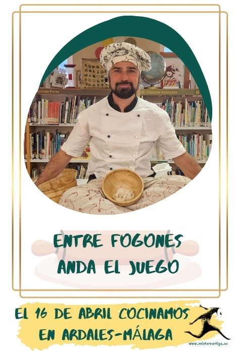 Entre fogones viaja a Ardales-Málaga durante la feria del libro 2026